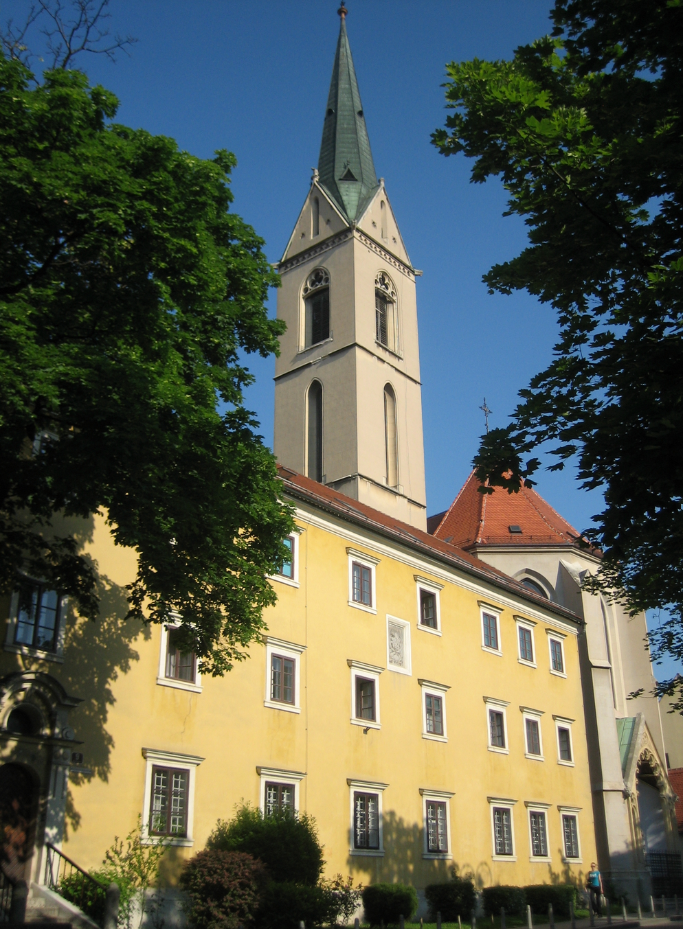 Zagreb, Gornji Grad - Franjevački samostan i crkva svetog Franje Asiškog - Ferences koolostor és Assisi Szent Ferenc-templom