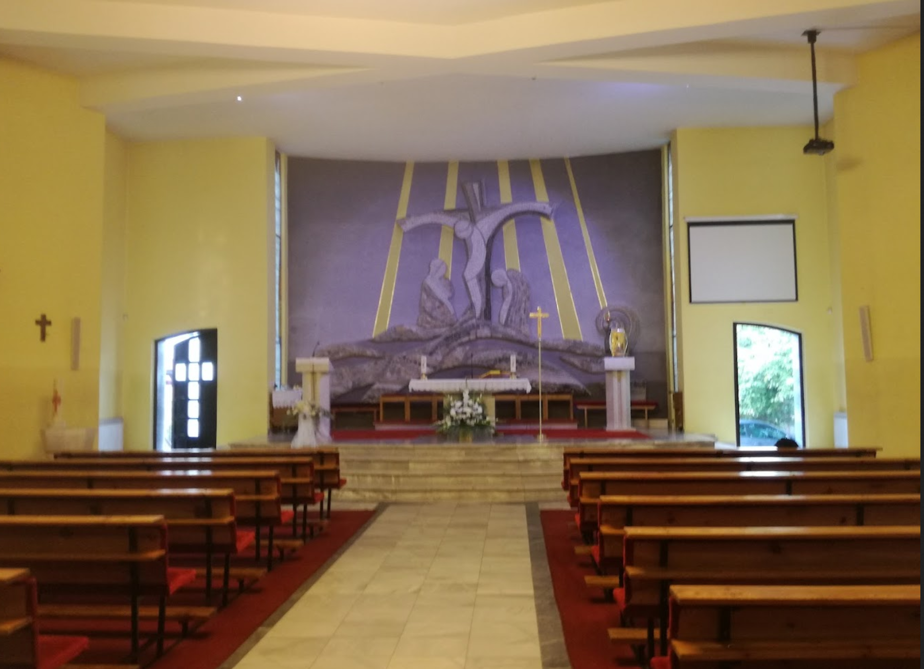 Zagreb, Stenjevec - Župna crkva Blažene Djevice Marije (BDM) Žalosne - Fájdalmas Szűzanya-plébániatemplom