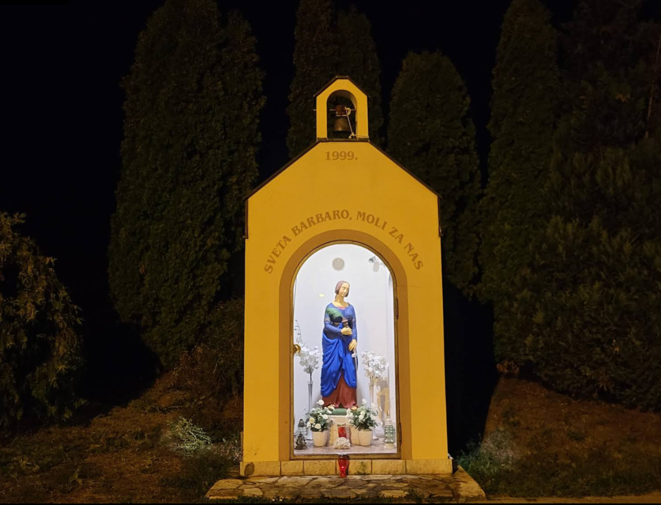 Zagreb, Podsused – Vrapče - Kapelica svete Barbare i vrapčanska kalvarija, križni put - Szent Borbála kápolna és stációs keresztút, kálvária