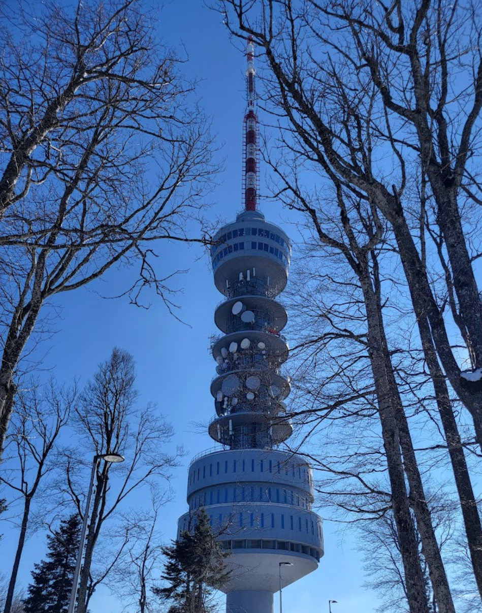 Zagreb, Podsljeme - OiV Toranj na Sljemenu (1032 mnv) - Sljemen műsorszóró torony (1032 m)