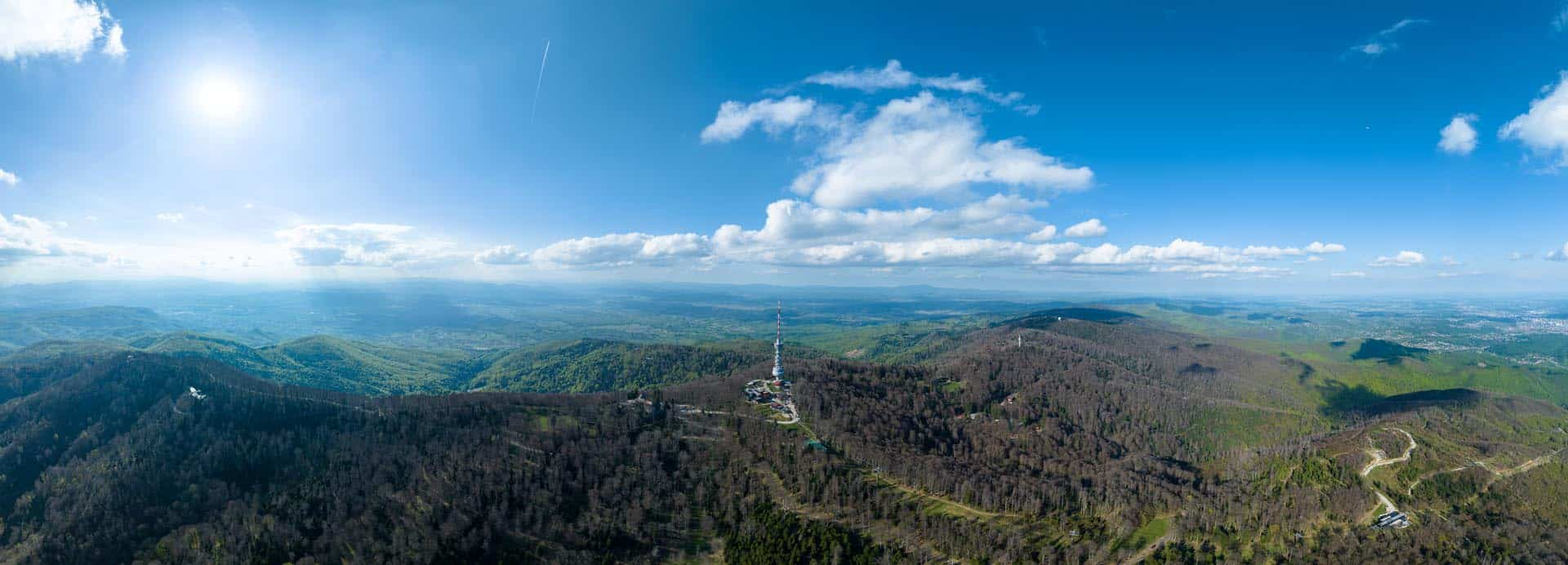 Zagreb, Podsljeme - OiV Toranj na Sljemenu (1032 mnv) - Sljemen műsorszóró torony (1032 m)