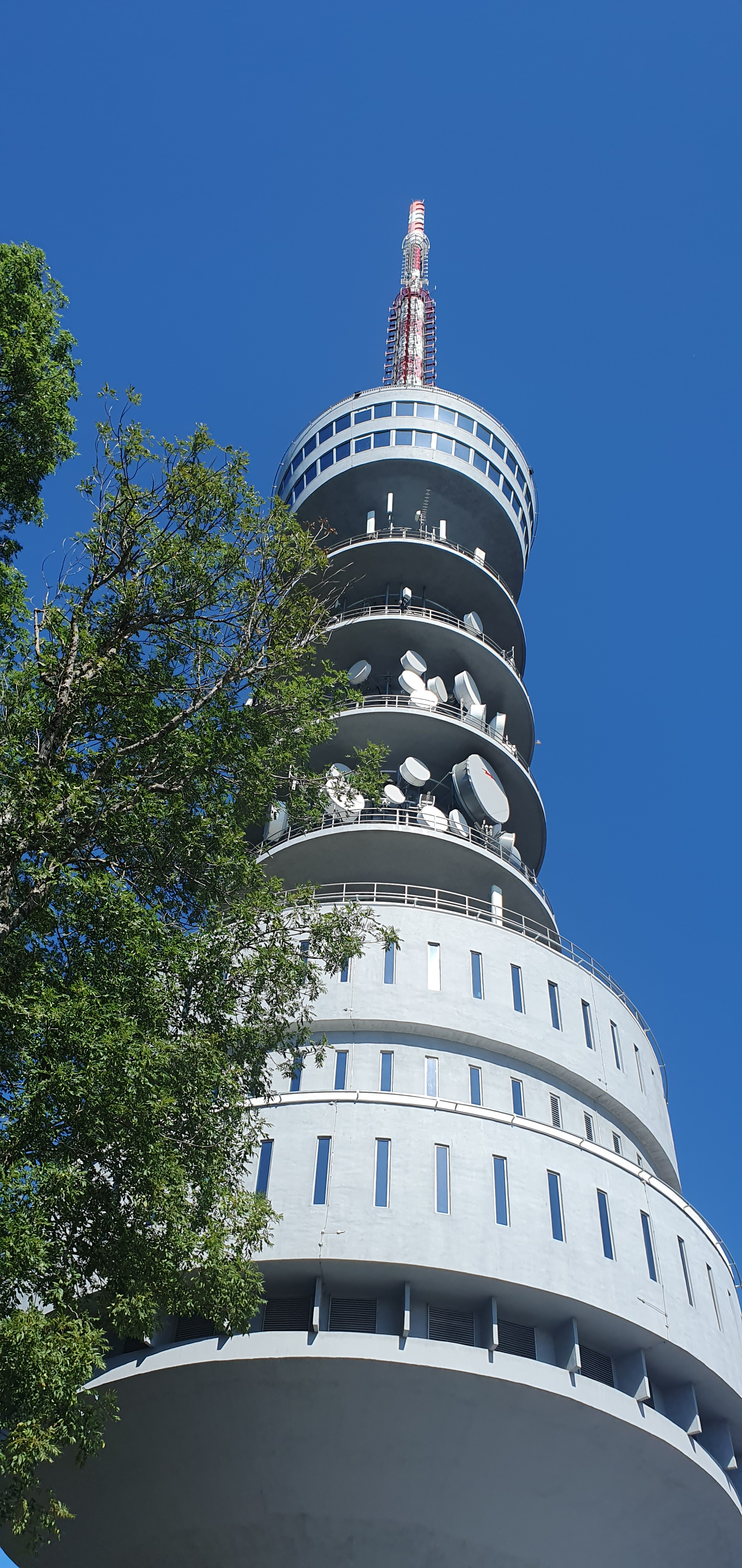 Zagreb, Podsljeme - OiV Toranj na Sljemenu (1032 mnv) - Sljemen műsorszóró torony (1032 m)