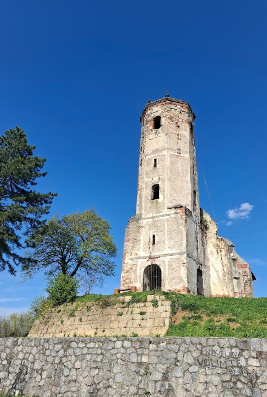 Prozorje - Stara crkva sv. Martina na Martin bregu - Szent Márton romtemplom a Márton-dombon (205 m)