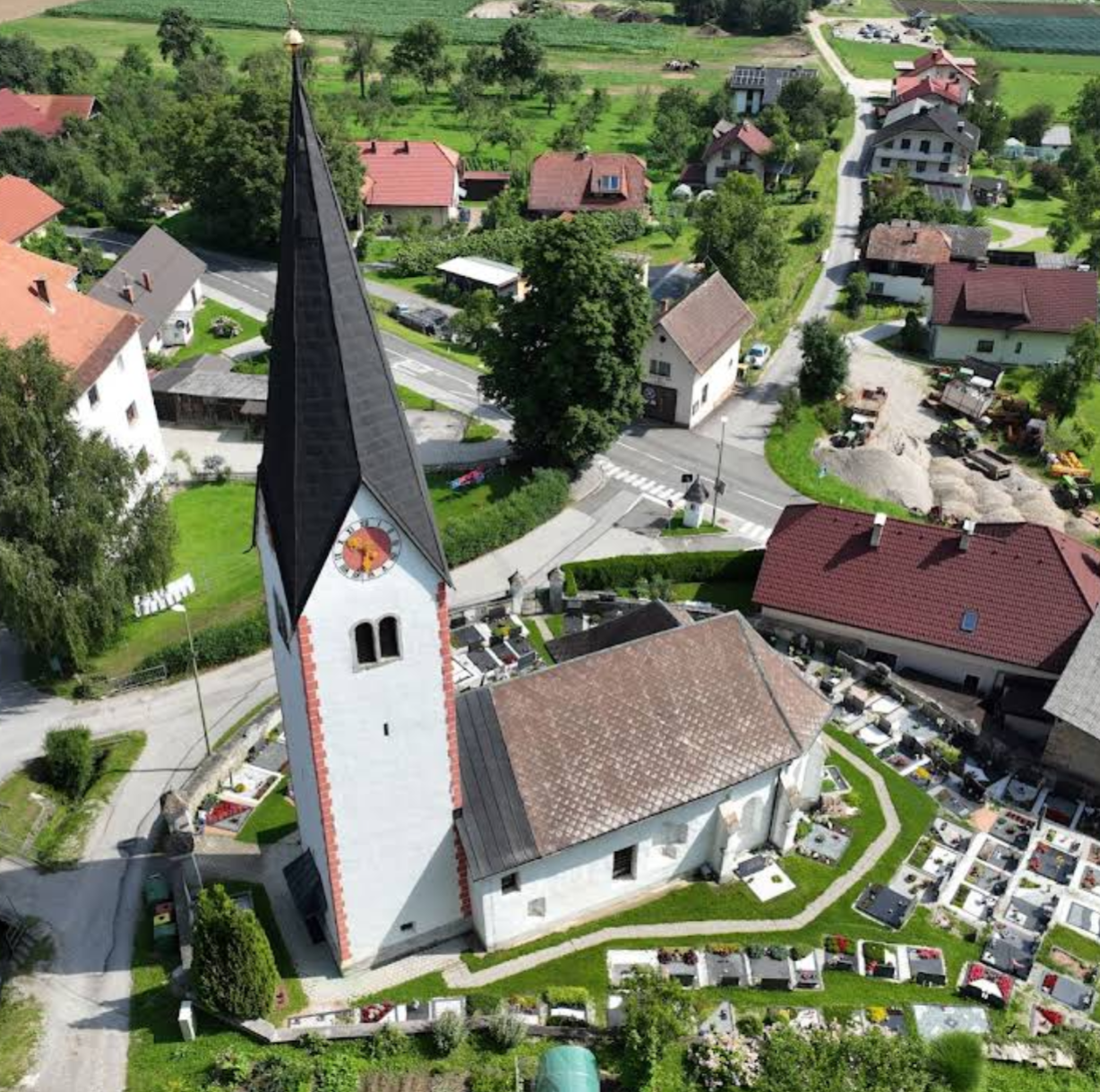 Črneče - Župnijska cerkev sv. Andreja in Jakoba - Szent András és Jakab-plébániatemplom