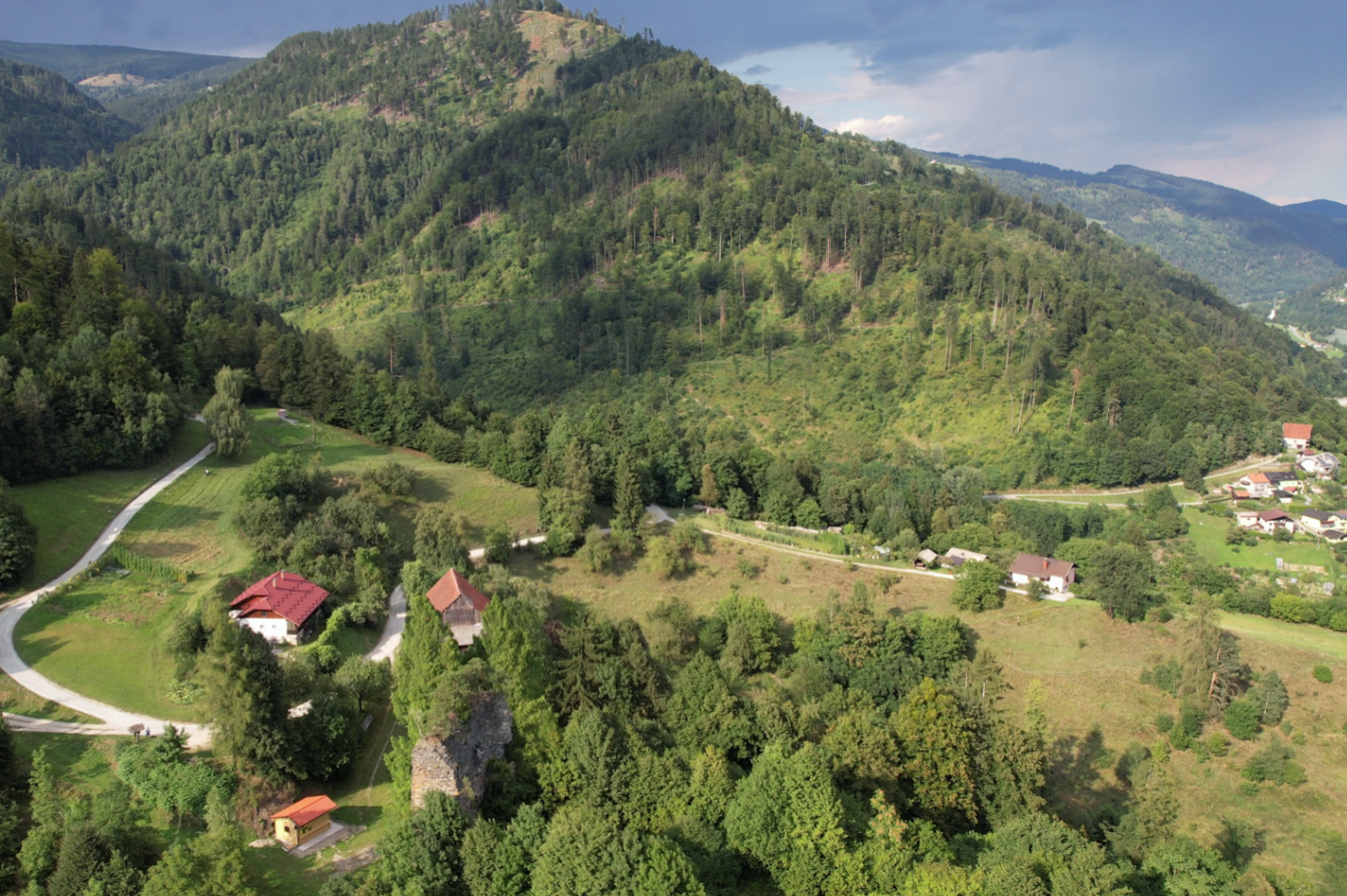 Dravograd - Stari grad Traberg Dravograd - Dravograd vára, öreg vár