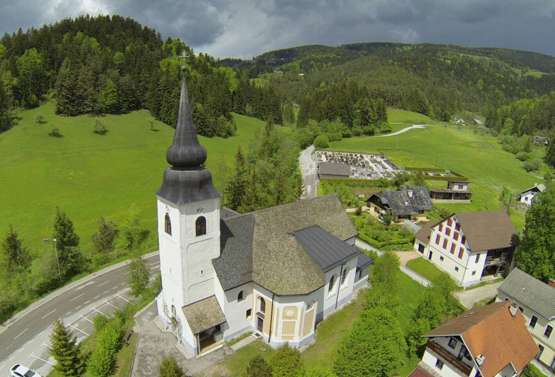Gornji Dolič - Župnijska cerkev sv. Florijana - Szent Flórián-plébániatemplom