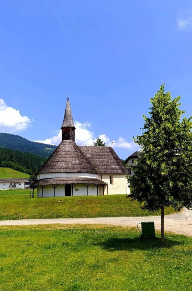Muta - Cerkev sv. Janeza Krstnika - Keresztelő Szent János-templom, rotunda