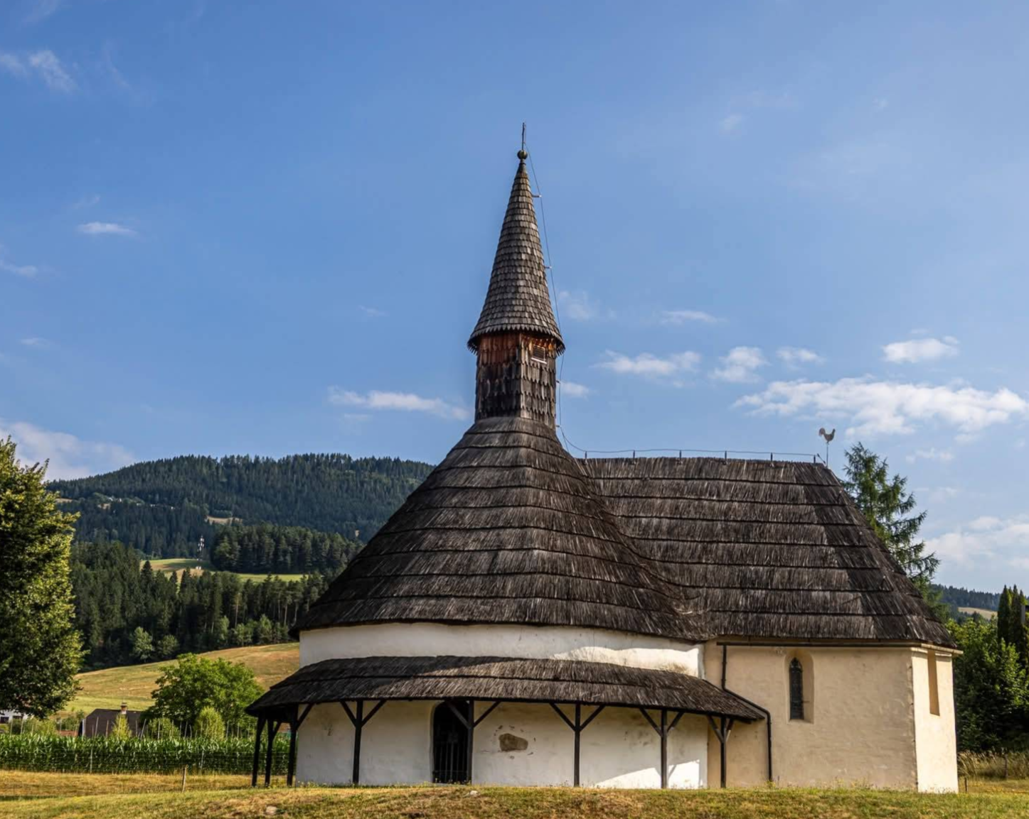 Muta - Cerkev sv. Janeza Krstnika - Keresztelő Szent János-templom, rotunda