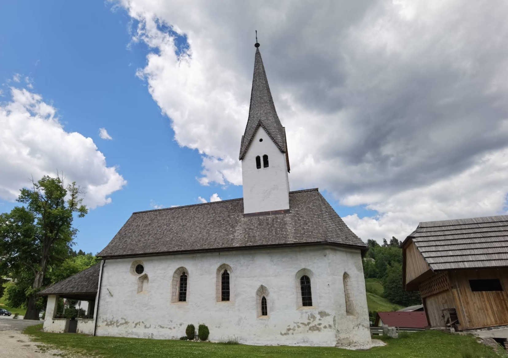 Poljana - Cerkev sv. Janeza Krstnika - Keresztelő Szent János-templom