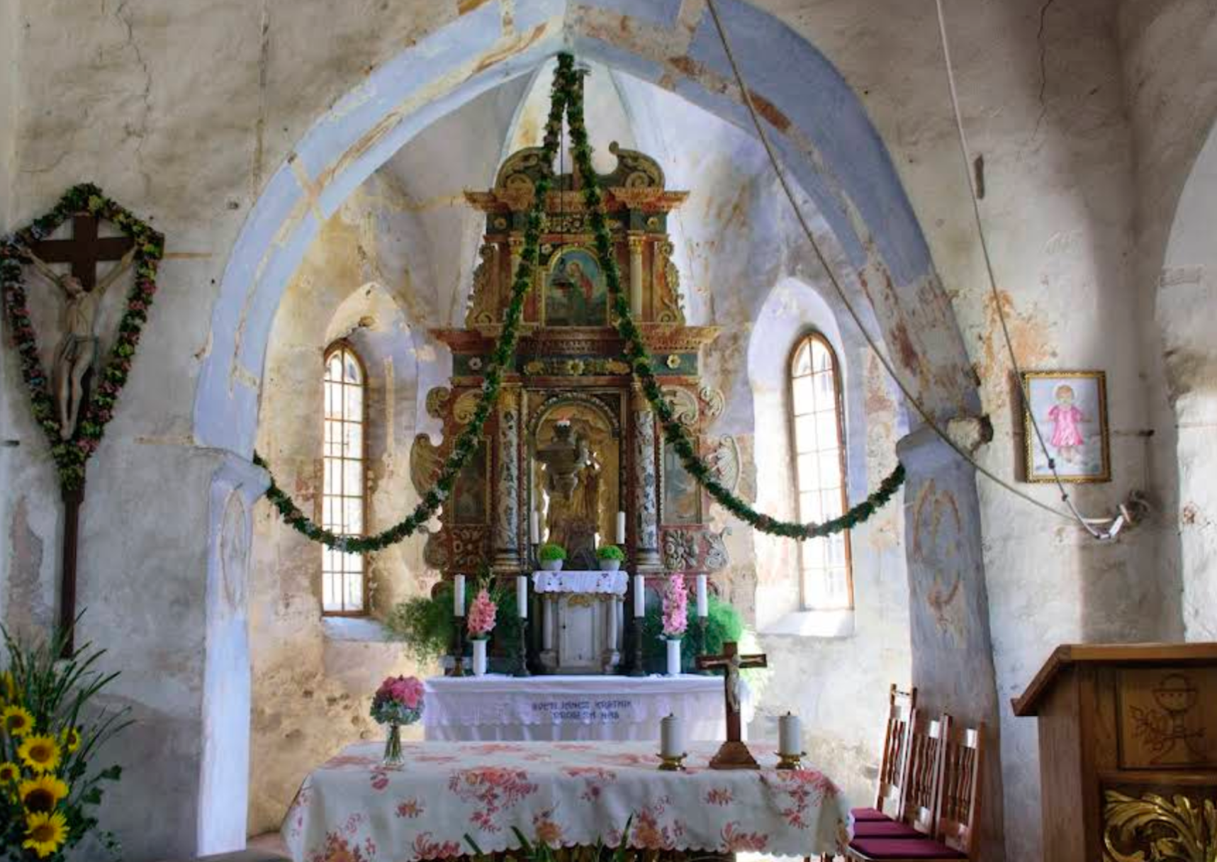 Poljana - Cerkev sv. Janeza Krstnika - Keresztelő Szent János-templom
