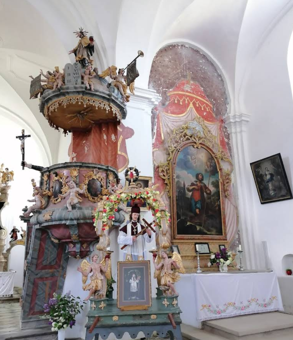 Šent Janž pri Radljah - Cerkev Sv. Janeza Nepomuka - Nepomuki Szent János-templom