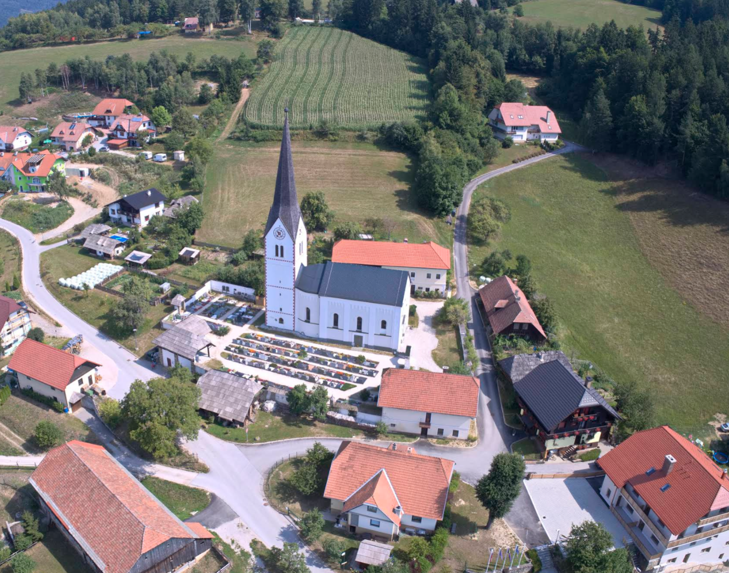 Šentanel - Župnijska cerkev sv. Danijela - Szent Dániel-plébániatemplom