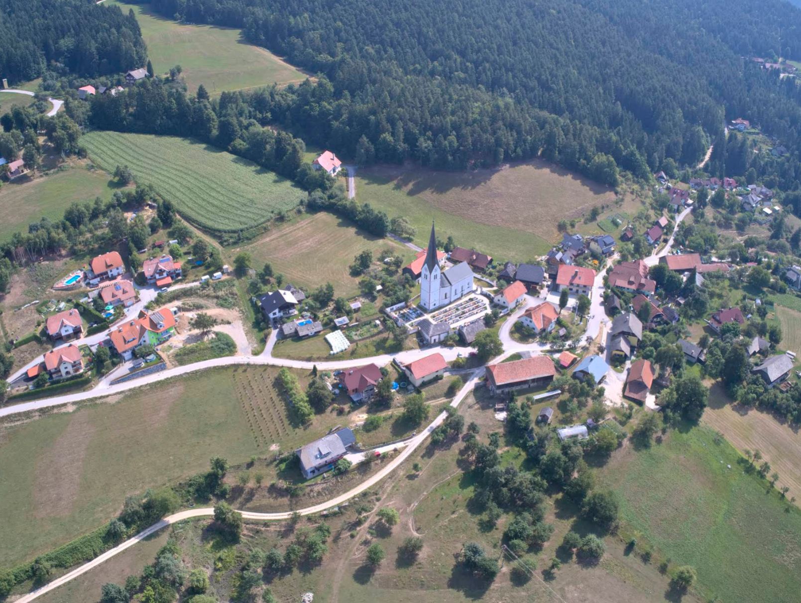 Šentanel - Župnijska cerkev sv. Danijela - Szent Dániel-plébániatemplom