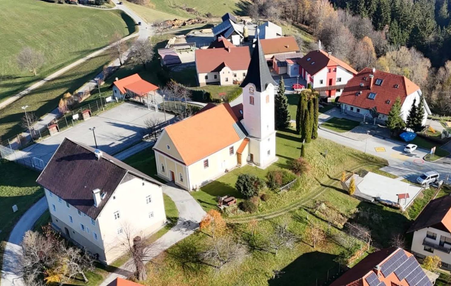 Zgornja Kapla - Cerkev svete Katarine Aleksandrijske na Kapli na Kozjaku - Alexandriai Szent Katalin-templom