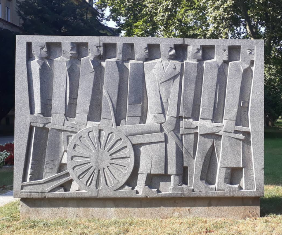 Borcem za severno mejo ob 40 letnici 1958 - Az északi határért harcolóknak 1958, 40. évfordulón - emlékmű