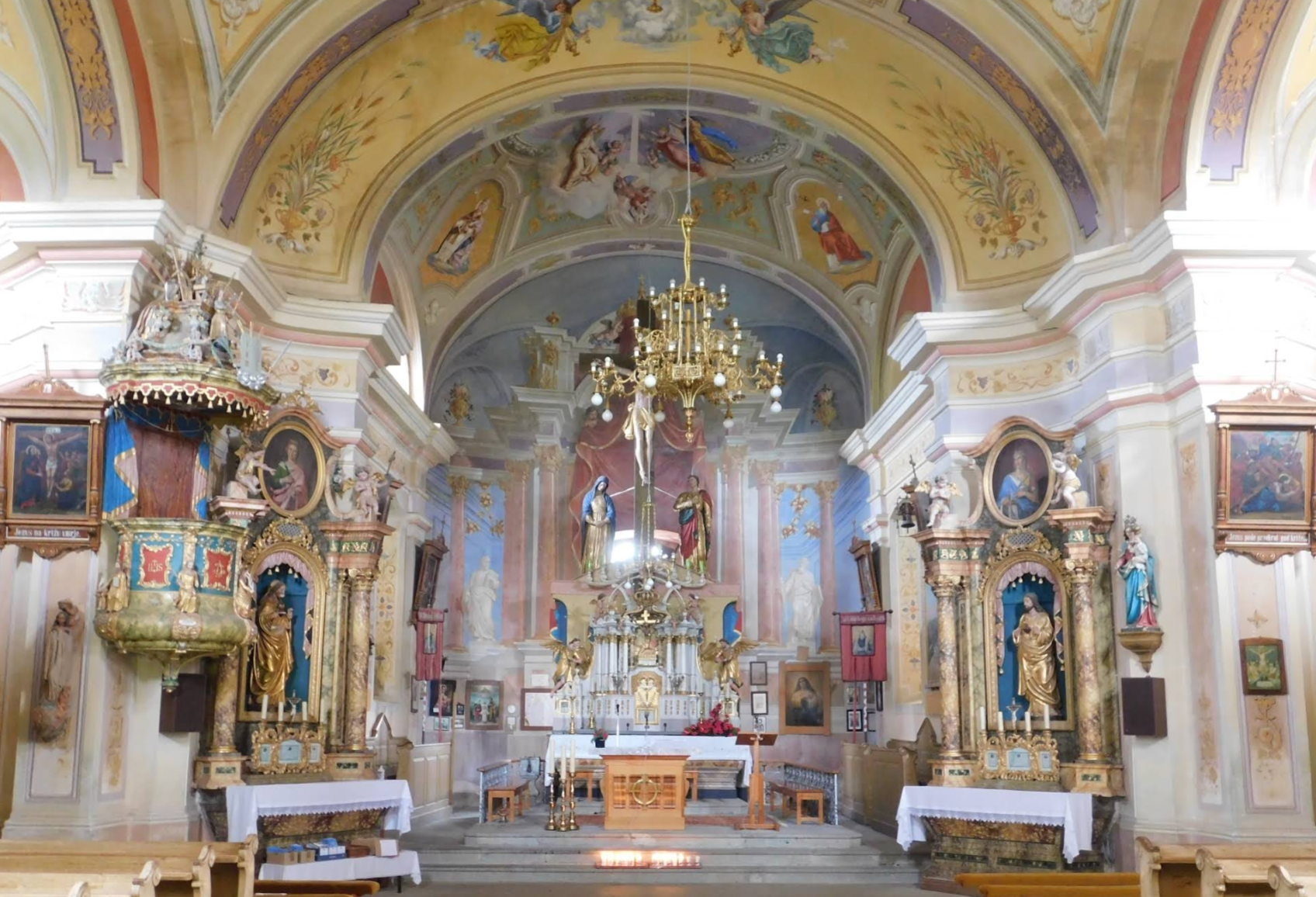 Bele Vode - Cerkev sv. Križa - Szent Kereszt-templom