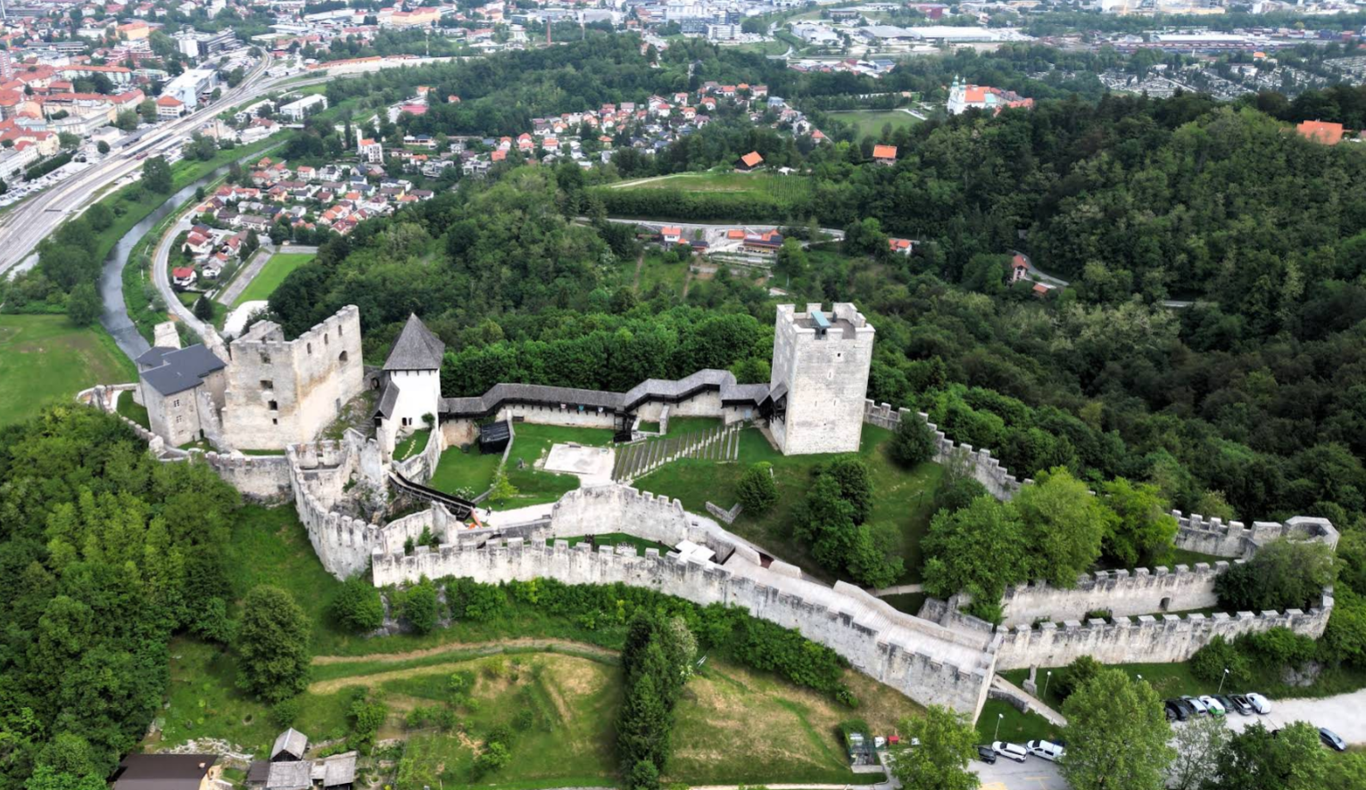 Celje - Celjski grad - Celje vára
