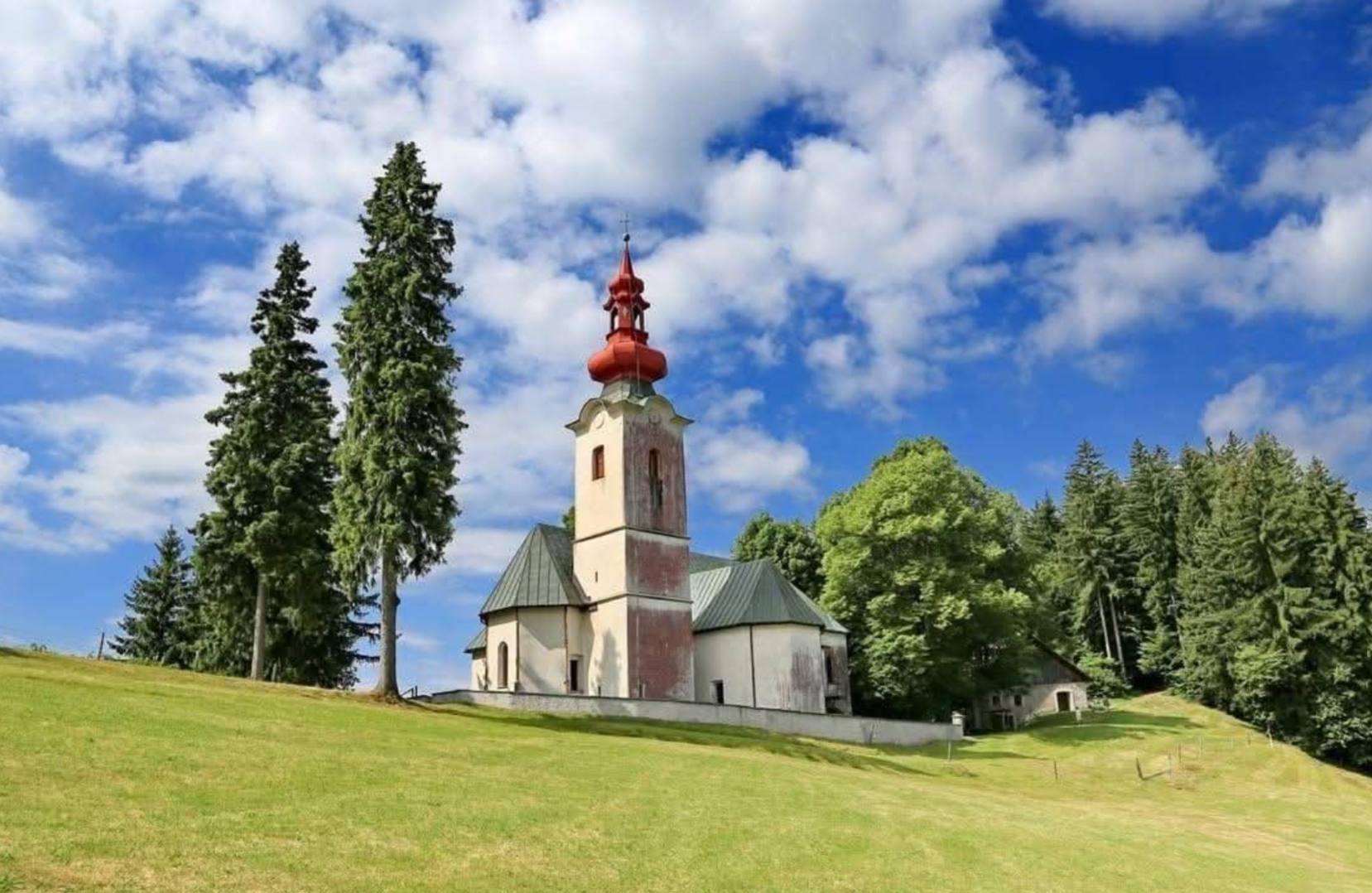 Čreta pri Vranskem - Cerkev Matere božje - Isten Anyja-templom