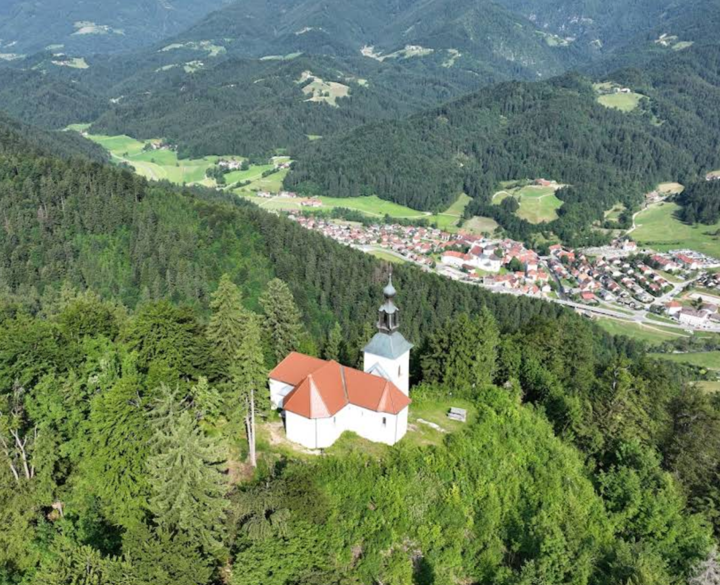 Florjan pri Gornjem Gradu - Cerkev sv. Primoža in Felicijana - Szent Primus és Felician-templom