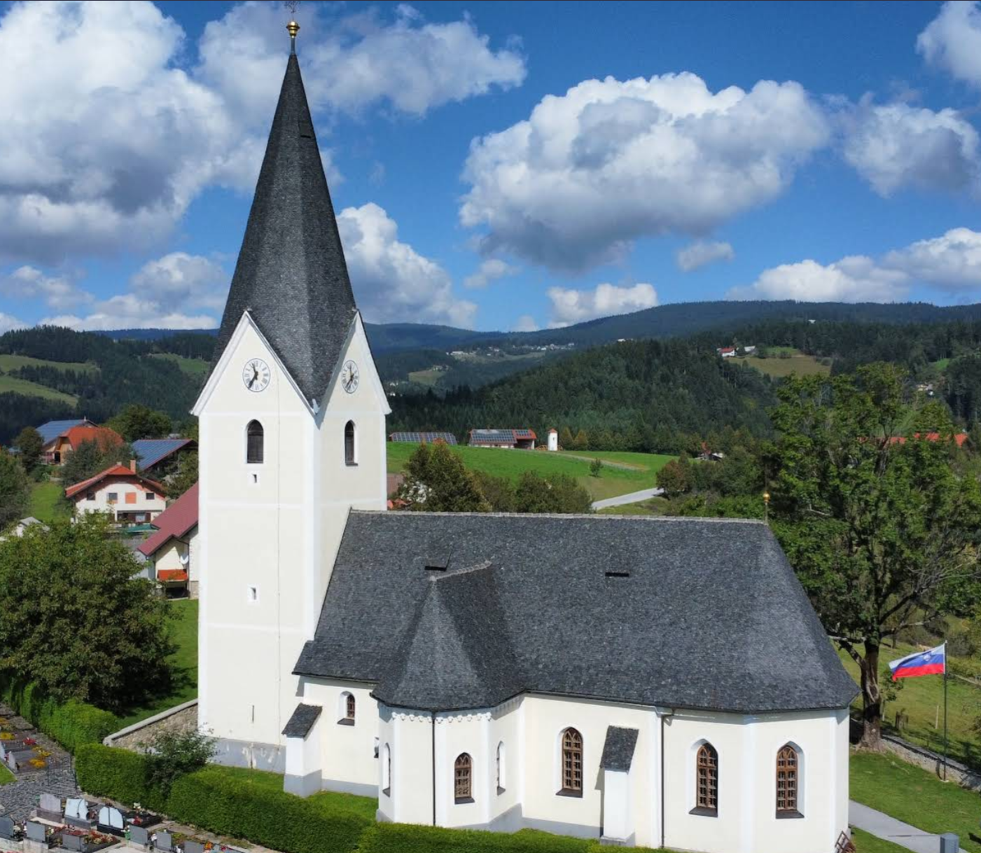 Gorenje pri Zrečah - Župnijska cerkev sv. Kunigunde na Pohorju - Szent Kunigunda-plébániatemplom