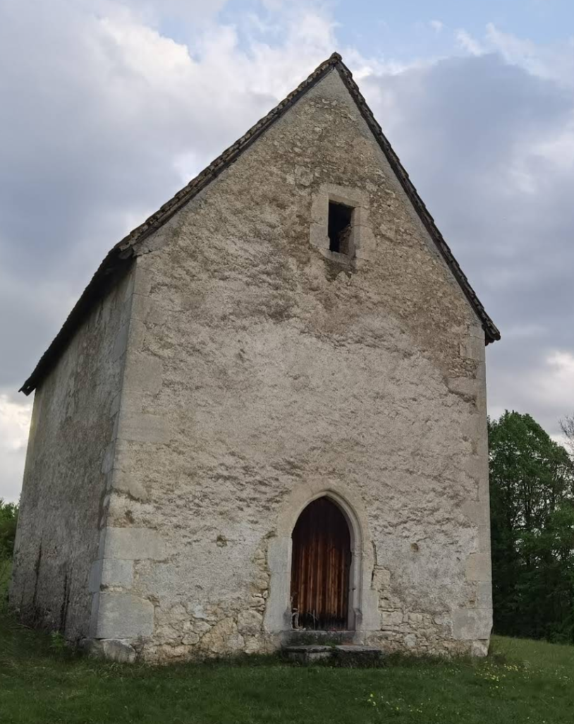 Gradišče nad Podsredo - Kapela sv. Ane - Szent Anna-kápolna a Szent Öreg-hegyen (386 m)