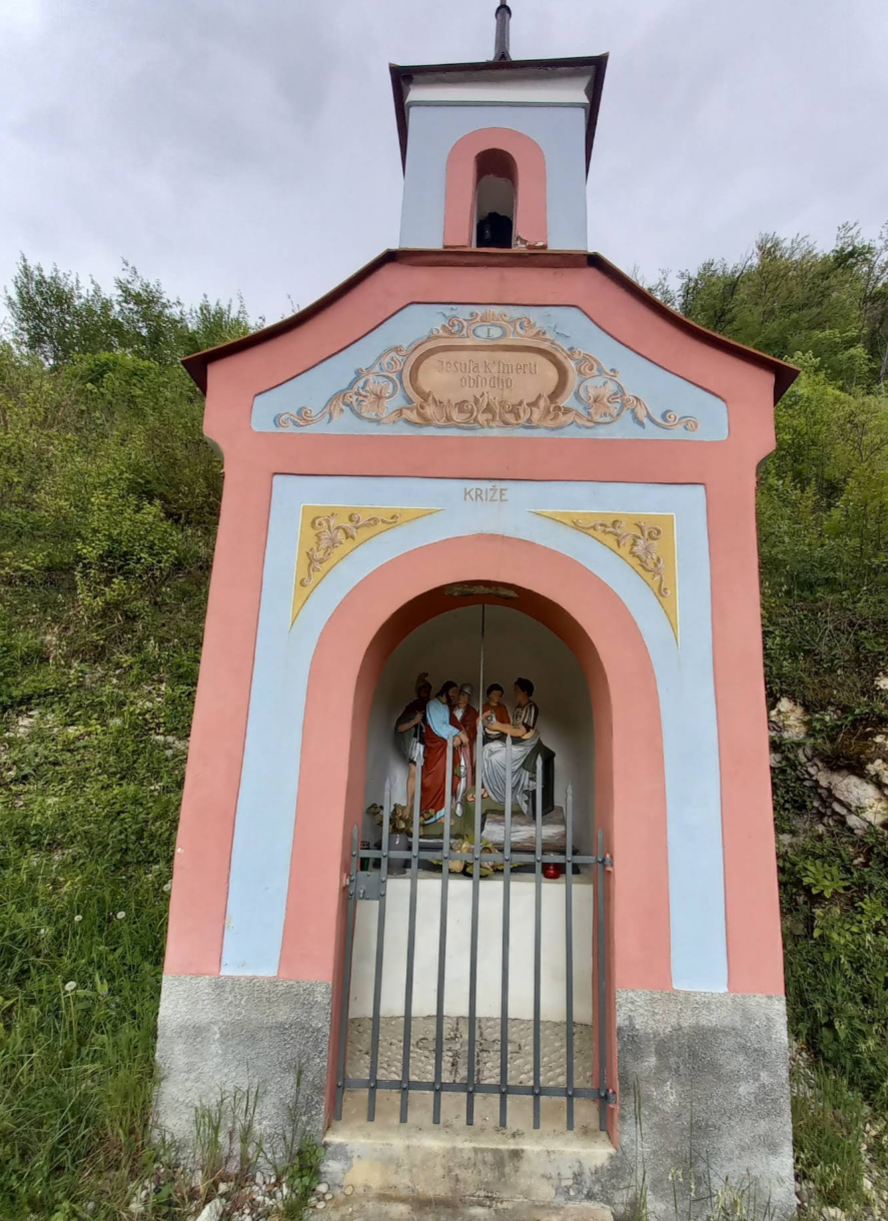 Gradišče nad Podsredo - Križev pot Stara sv. Gora - stációs keresztút az Szent Öreg-hegyre