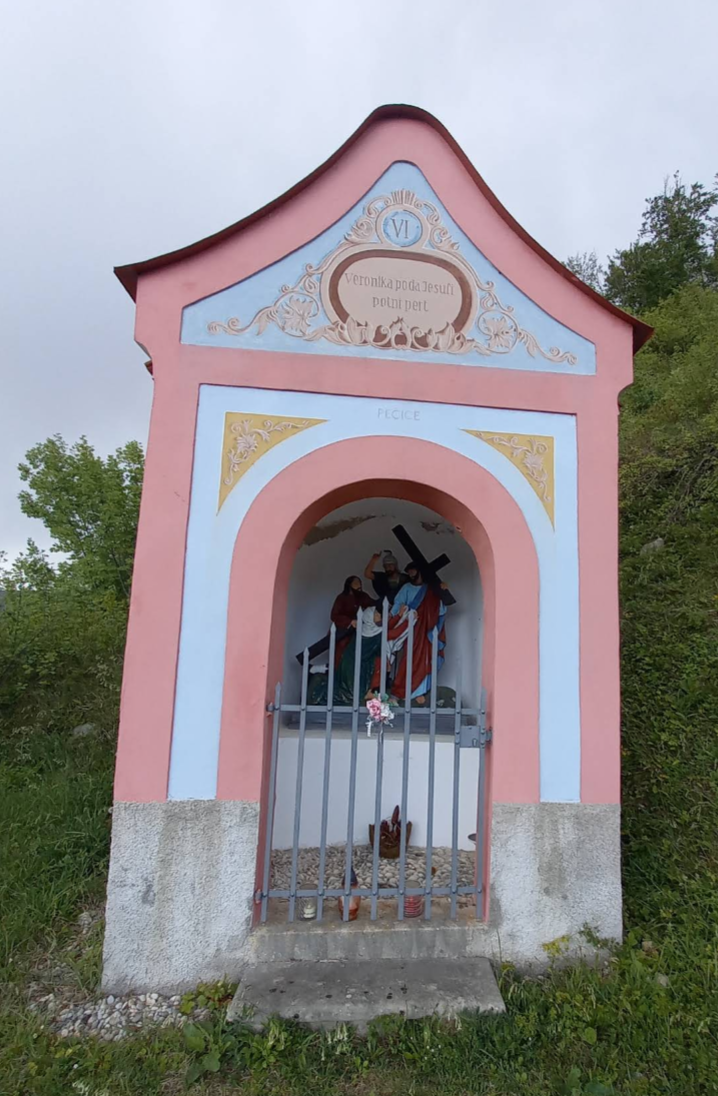 Gradišče nad Podsredo - Križev pot Stara sv. Gora - stációs keresztút az Szent Öreg-hegyre