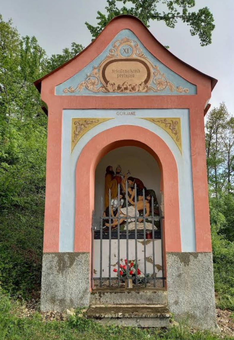 Gradišče nad Podsredo - Križev pot Stara sv. Gora - stációs keresztút az Szent Öreg-hegyre