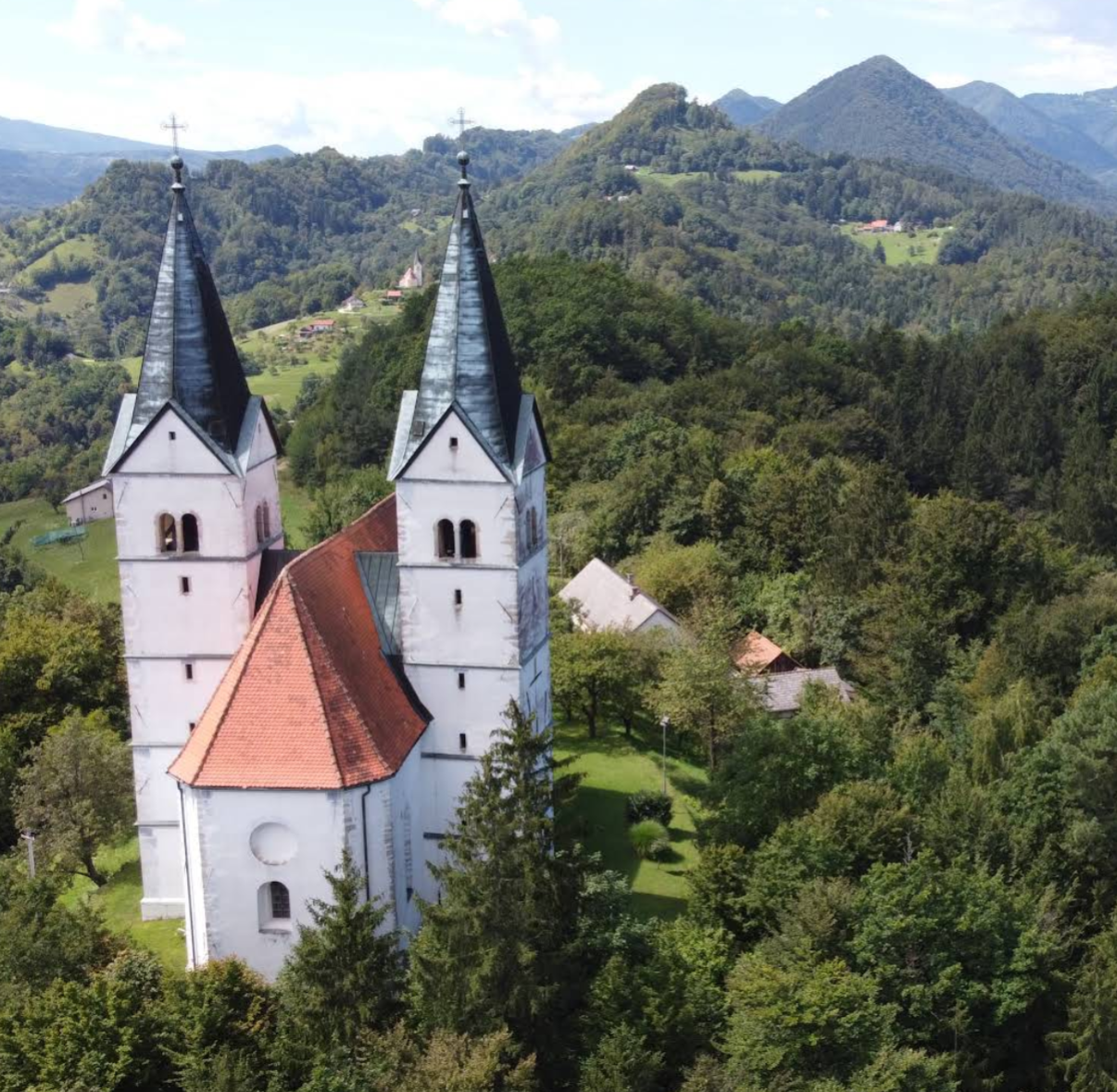 Laško - Cerkev sv. Mihaela na Šmihelu - Szent Mihály-templom (442 m)
