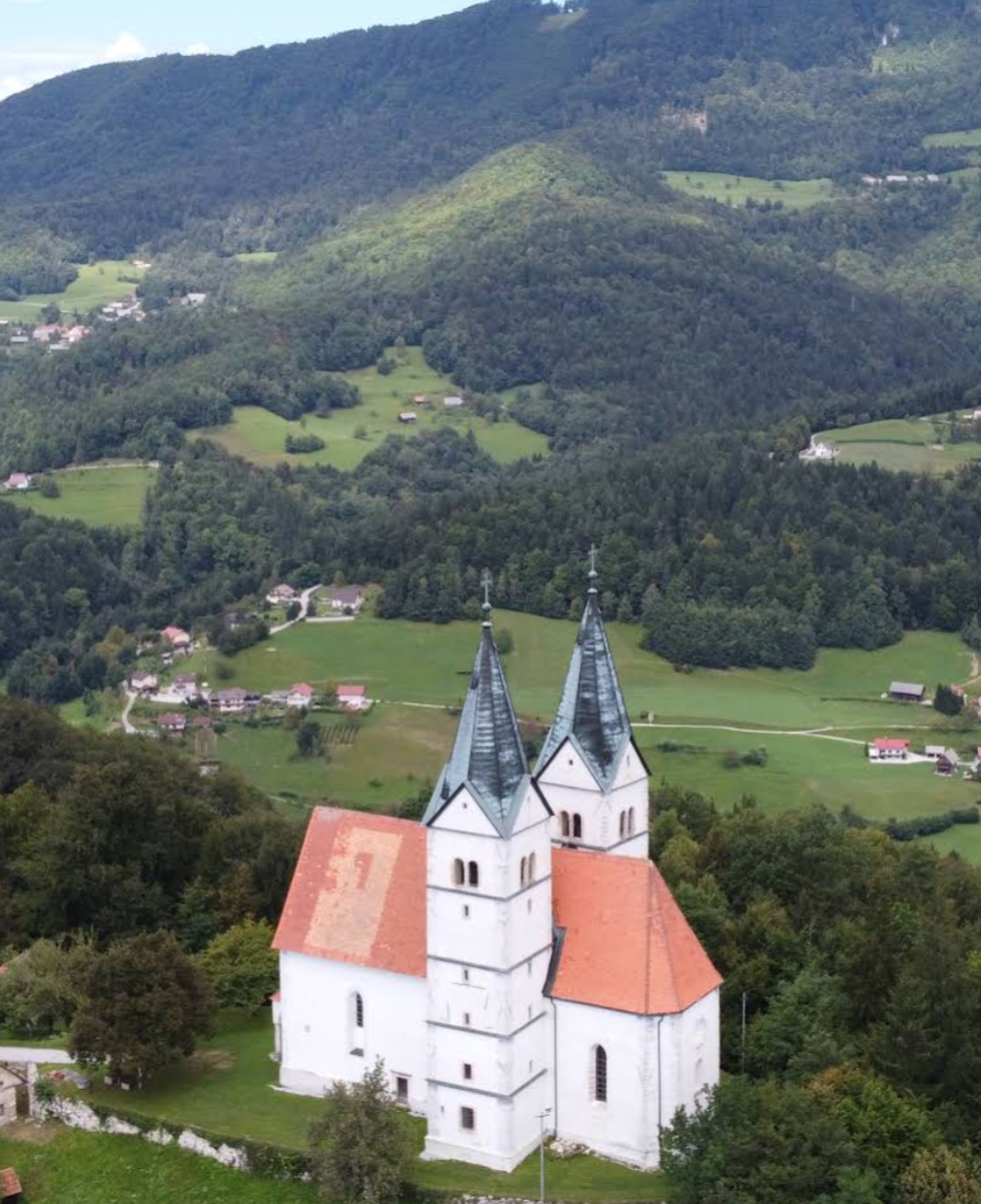 Laško - Cerkev sv. Mihaela na Šmihelu - Szent Mihály-templom (442 m)