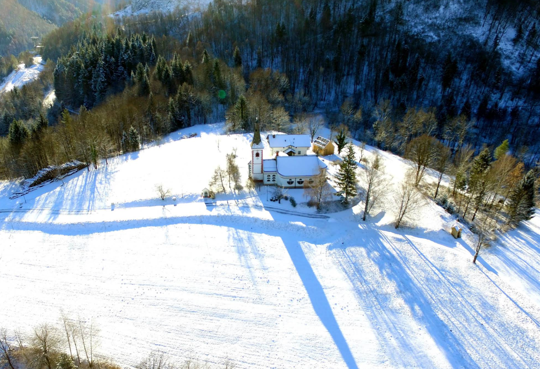 Loboje - Cerkev sv. Neže - Szent Ágnes-templom (Motnikarjev hrib, 369 m)