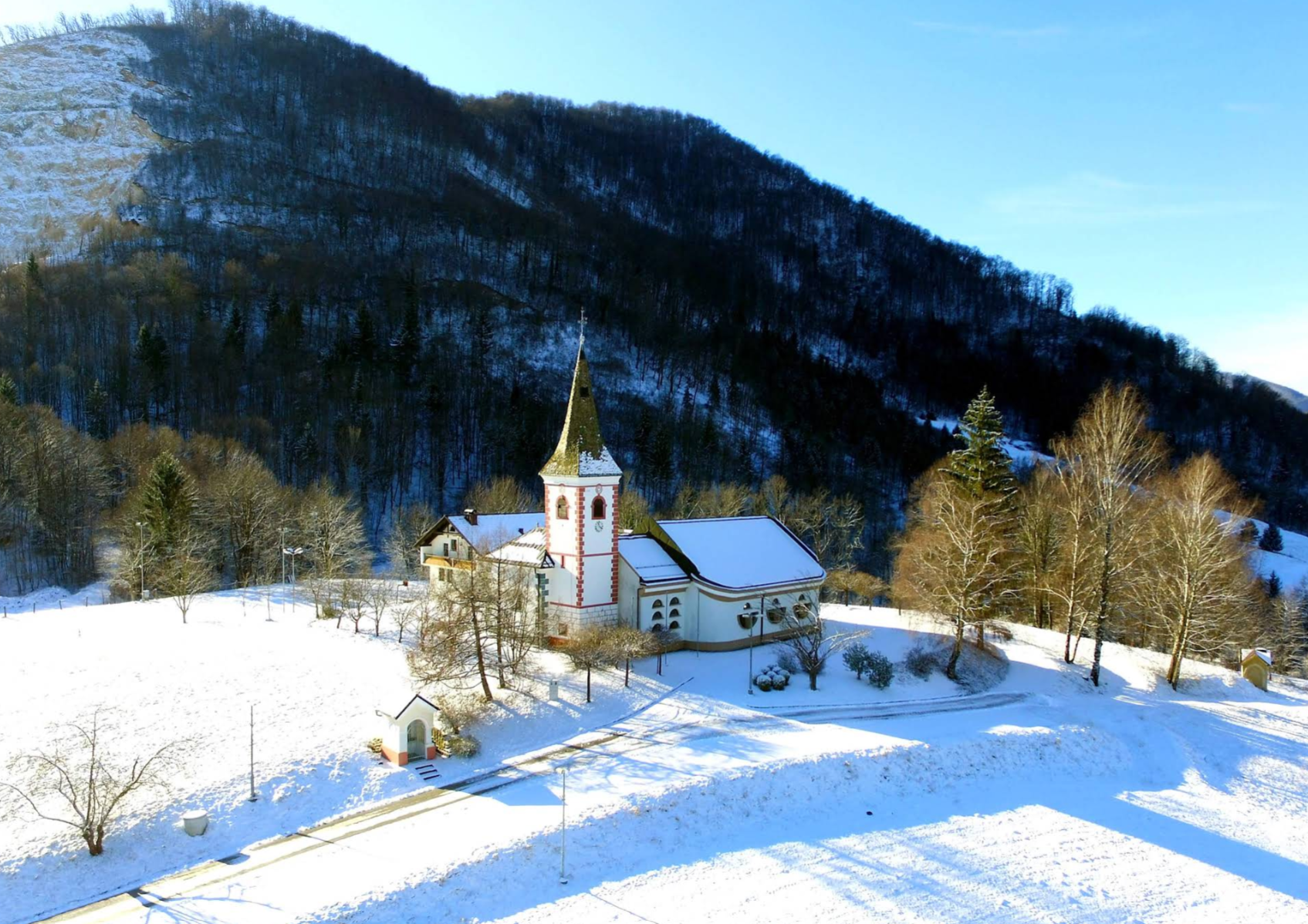 Loboje - Cerkev sv. Neže - Szent Ágnes-templom (Motnikarjev hrib, 369 m)
