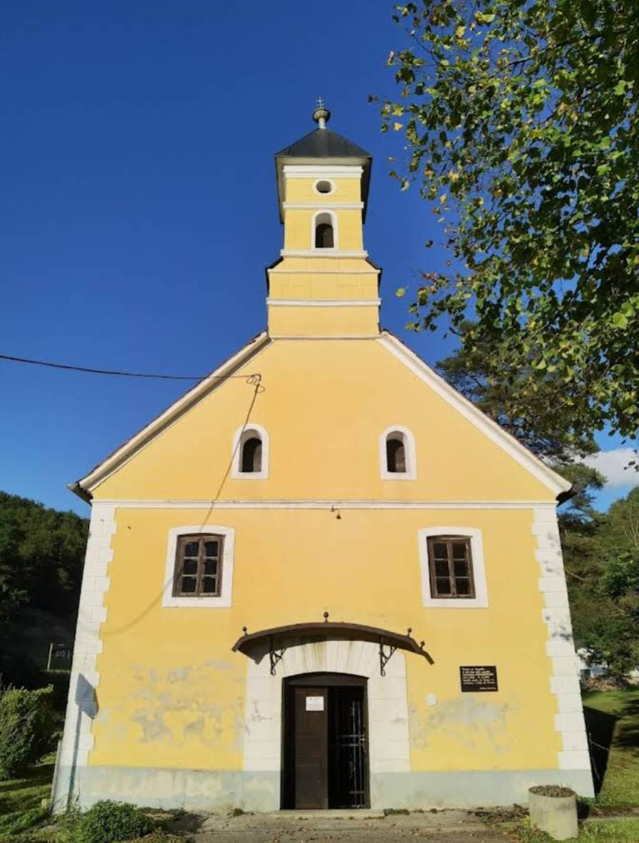 Loka pri Žusmu - Cerkev sv. Leopolda - Szent Lipót-templom