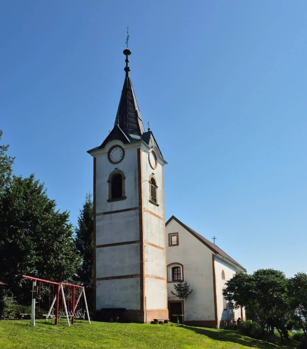 Matke - Cerkev sv. Marije Magdalene na Homu - Szent Mária Magdolna-templom a Hom-hegyen (605 m)