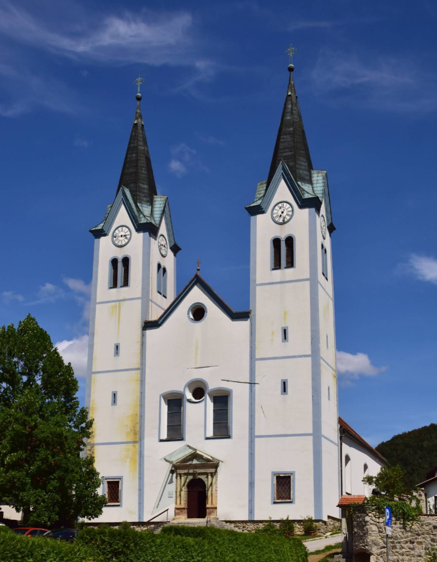 Nazarje - Cerkev Marije iz Nazareta, Frančiškanski samostan - Názáreti Mária-kolostortemplom, ferences kolostor