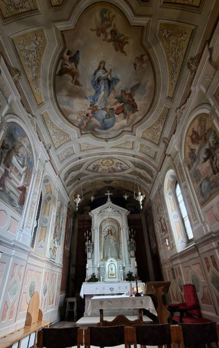 Nazarje - Cerkev Marije iz Nazareta, Frančiškanski samostan - Názáreti Mária-kolostortemplom, ferences kolostor