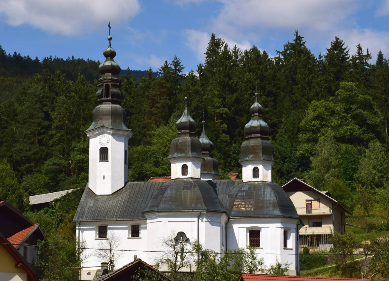 Okonina - Cerkev Sveti Jakoba - Szent Jakab-templom, négytornyú templom