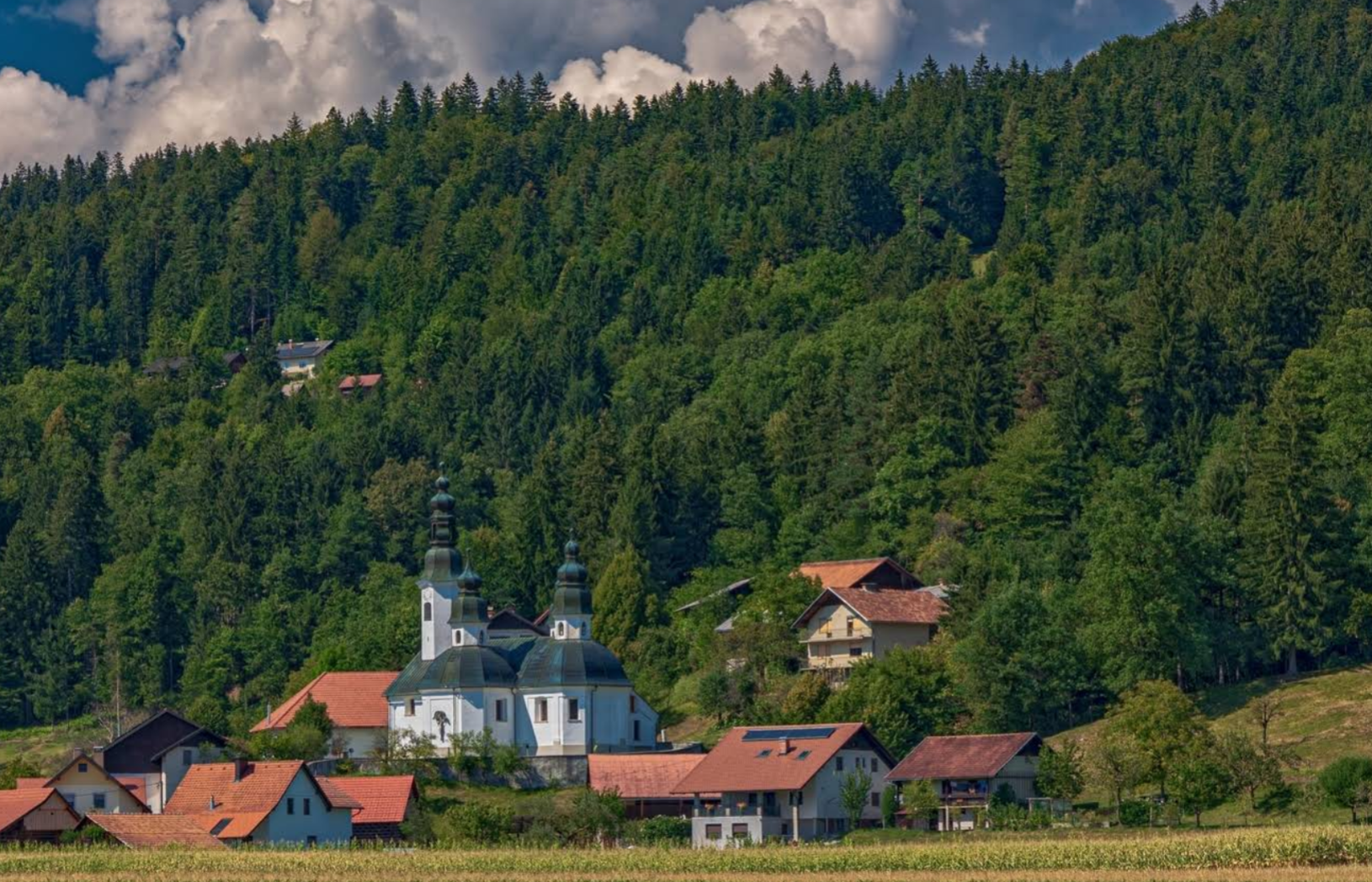 Okonina - Cerkev Sveti Jakoba - Szent Jakab-templom, négytornyú templom