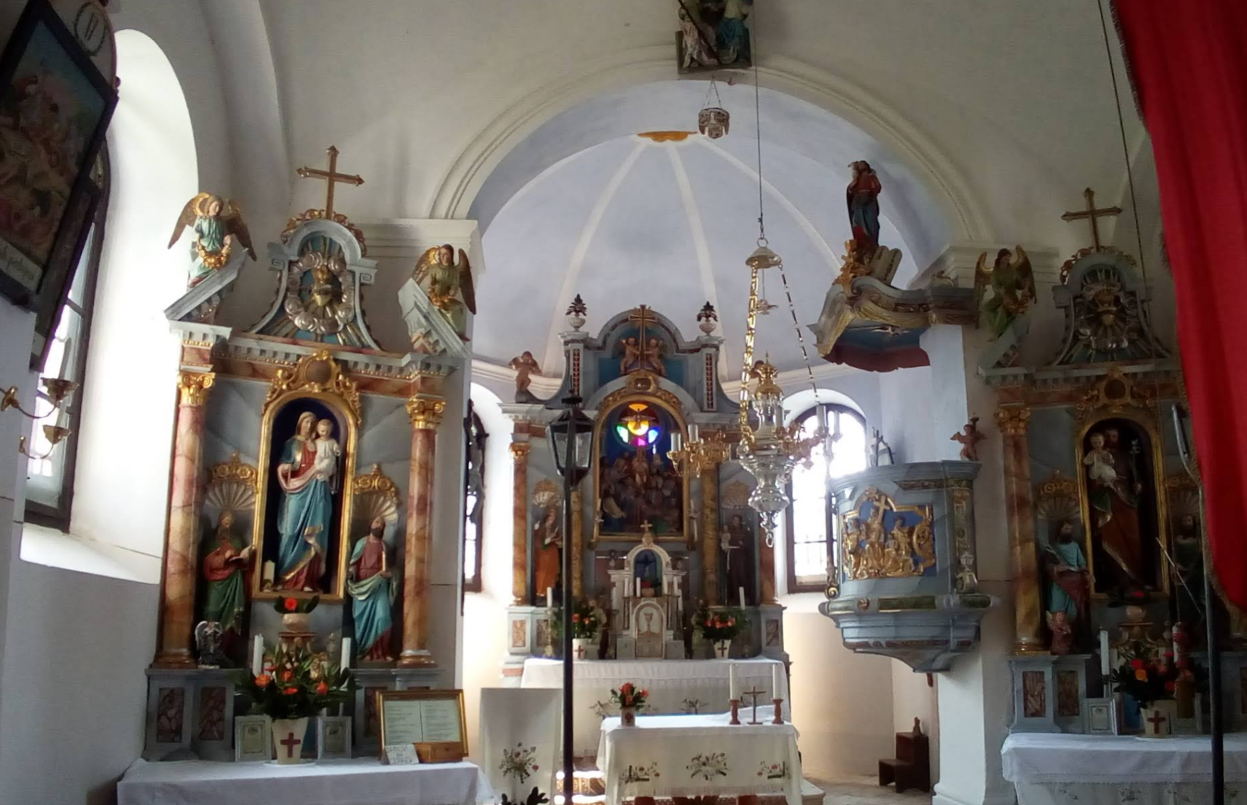 Podolševa - Cerkev sv. Duha pod Olševo - Szentlélek-templom