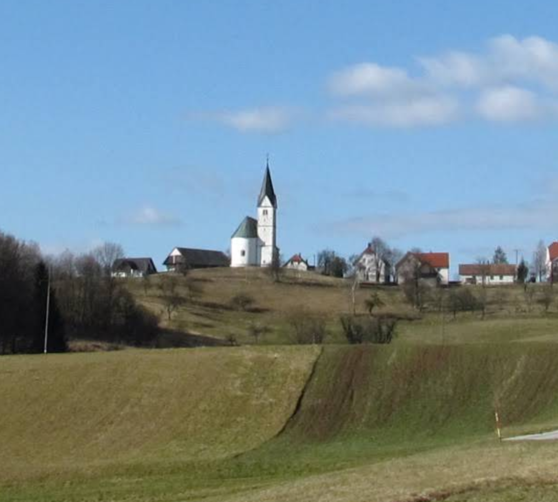 Sedraž - Cerkev sv. Jedrt Nivelska - Nivelles-i Szent Gertrúd-templom