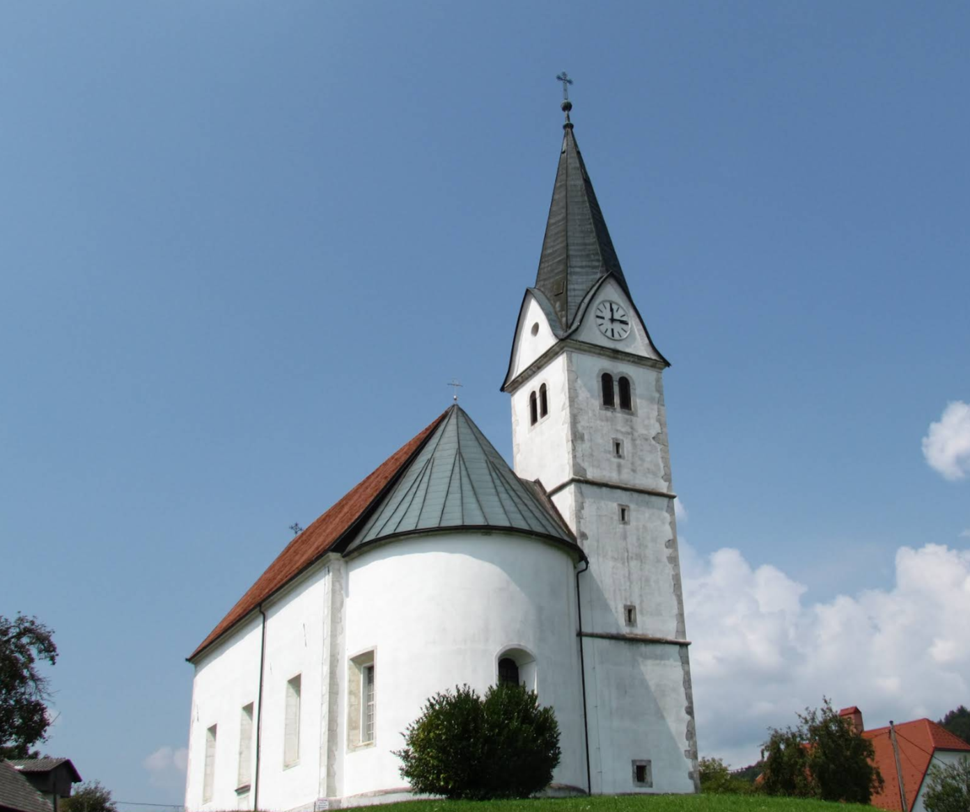 Sedraž - Cerkev sv. Jedrt Nivelska - Nivelles-i Szent Gertrúd-templom