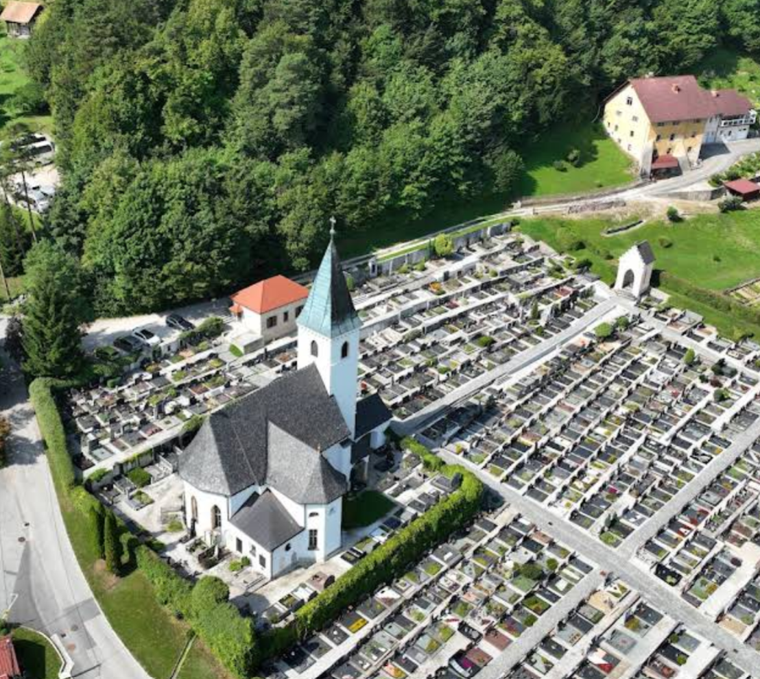 Slovenske Konjice - Cerkev sv. Ane - Szent Anna-templom a temetőben