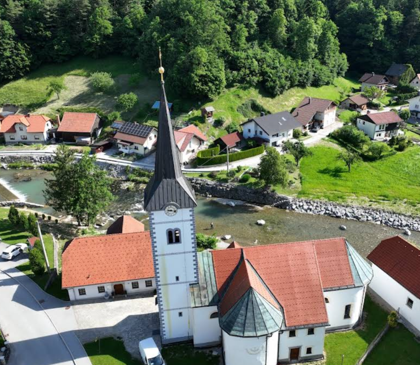 Šmartno ob Dreti - Župnijska cerkev sv. Martina - Szent Márton-plébániatemplom