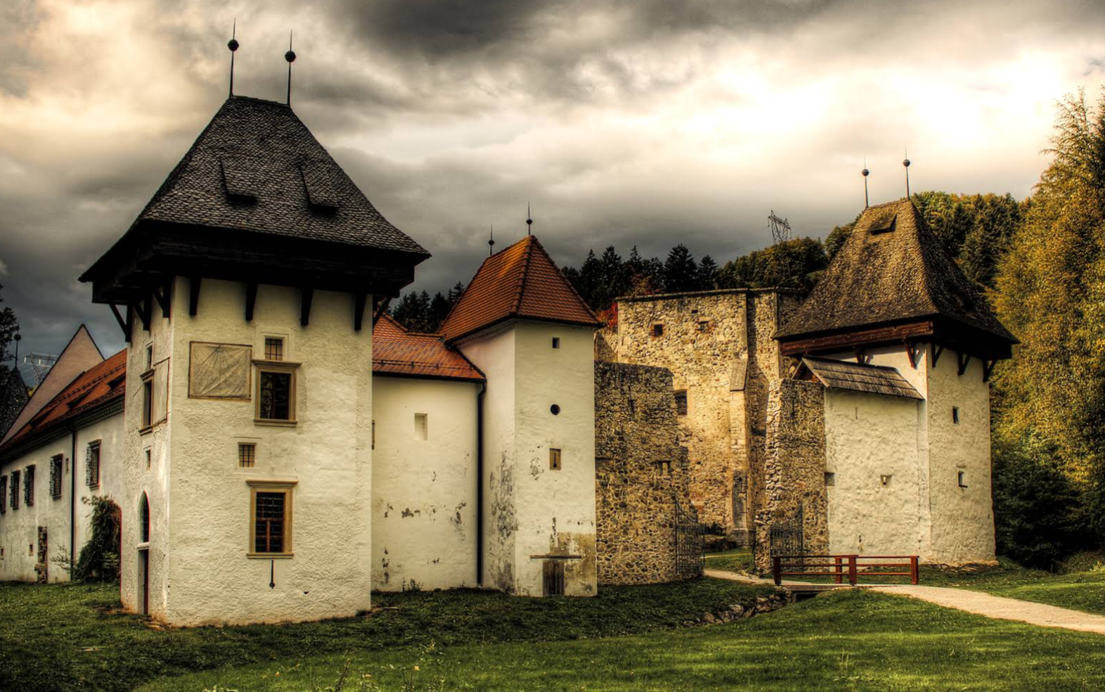 Špitalič pri Slovenskih Konjicah - Zgornji samostan Žičke kartuzije - Žičke karthauzi kolostor, felső kolostor