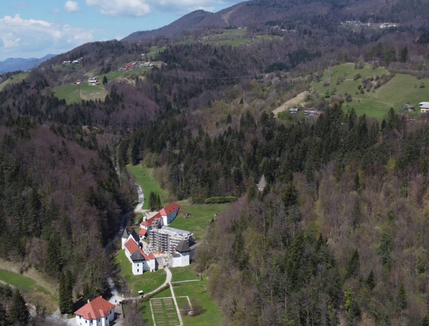Špitalič pri Slovenskih Konjicah - Zgornji samostan Žičke kartuzije - Žičke karthauzi kolostor, felső kolostor