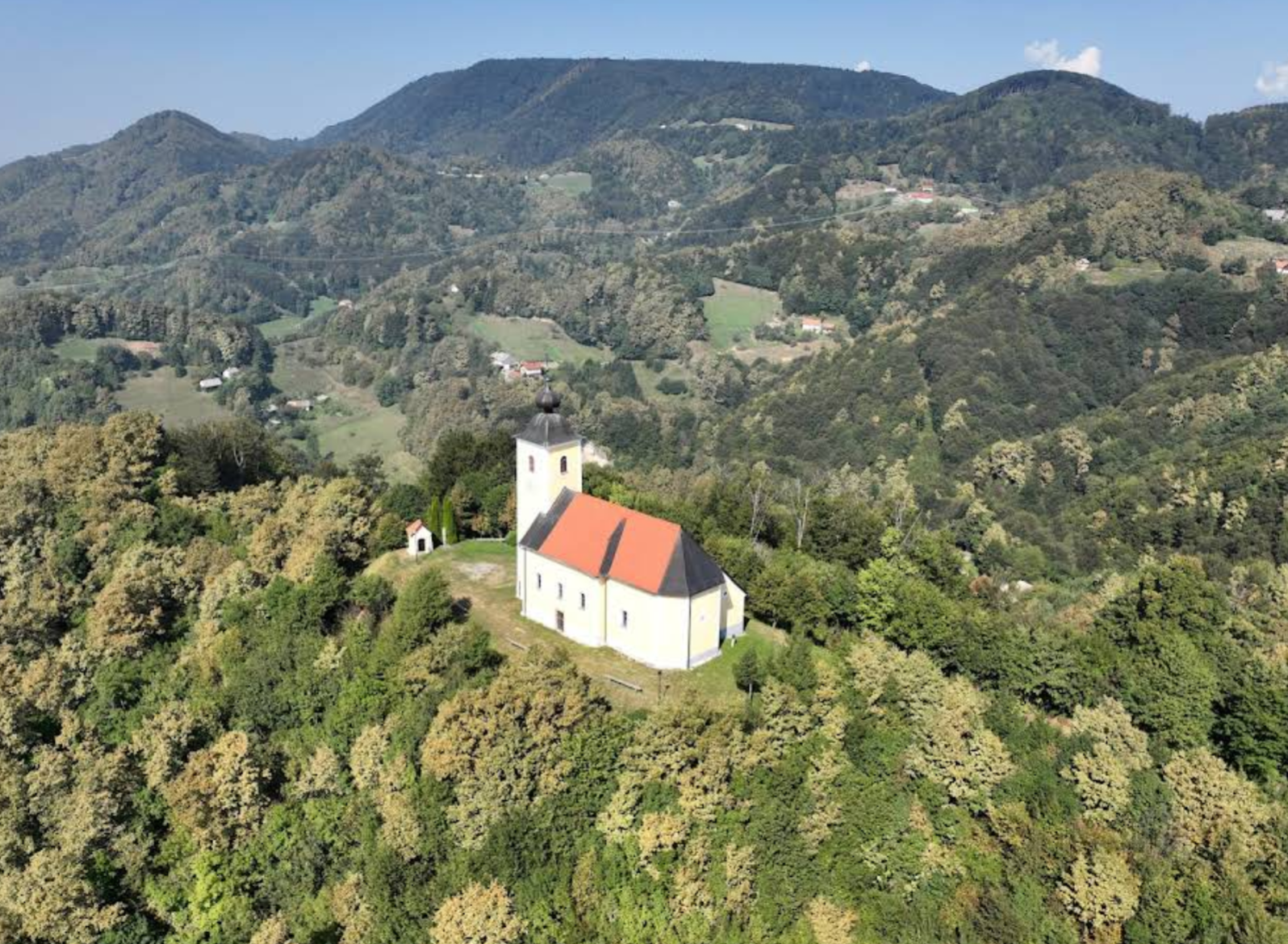 Strmec nad Dobrno - Cerkev Sv. Jošt na Paškem Kozjaku - Szent Jodok-templom