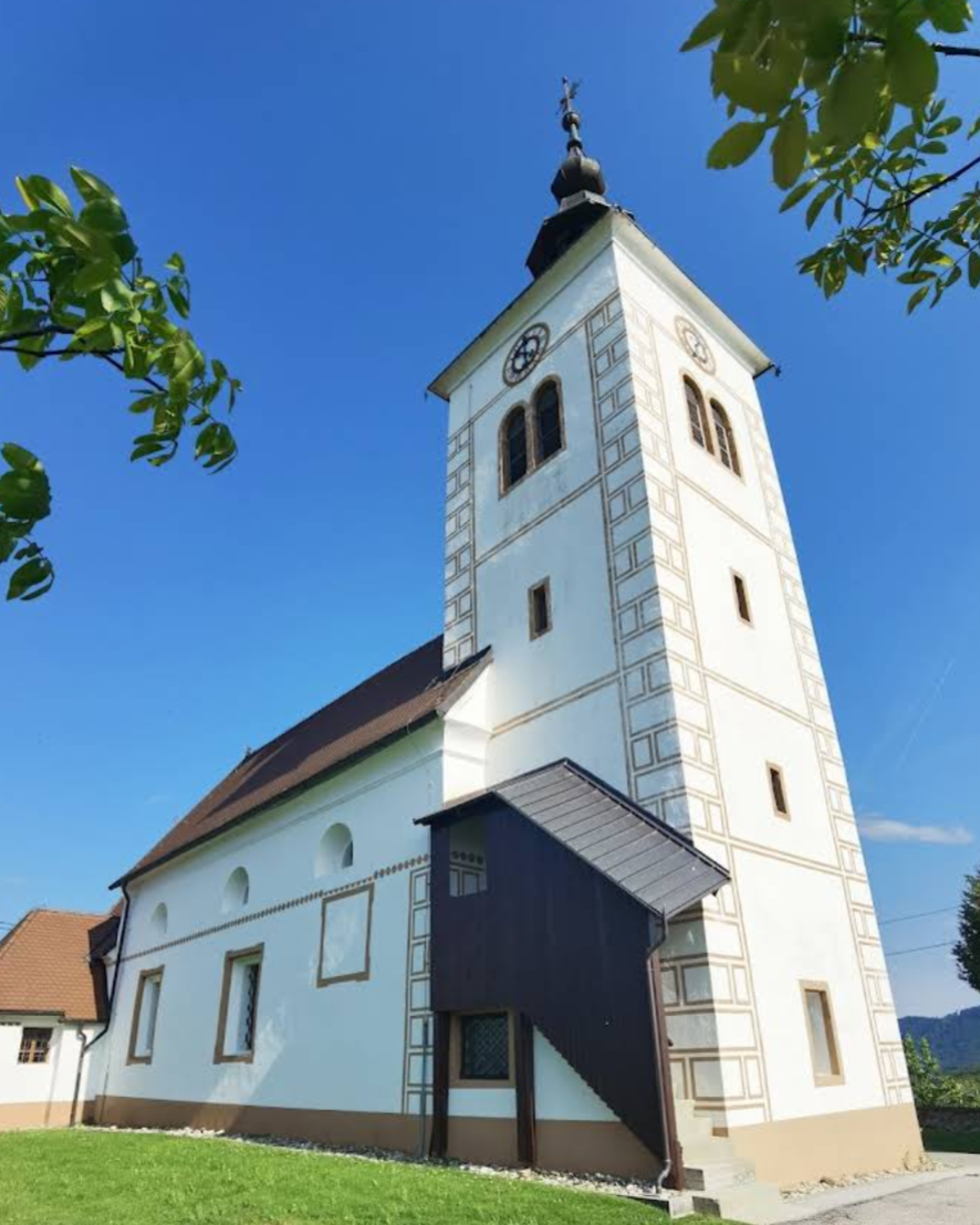Sveti Jernej - Župnijska cerkev sv. Jerneja pri Ločah - Szent Jeromos-plébániatemplom