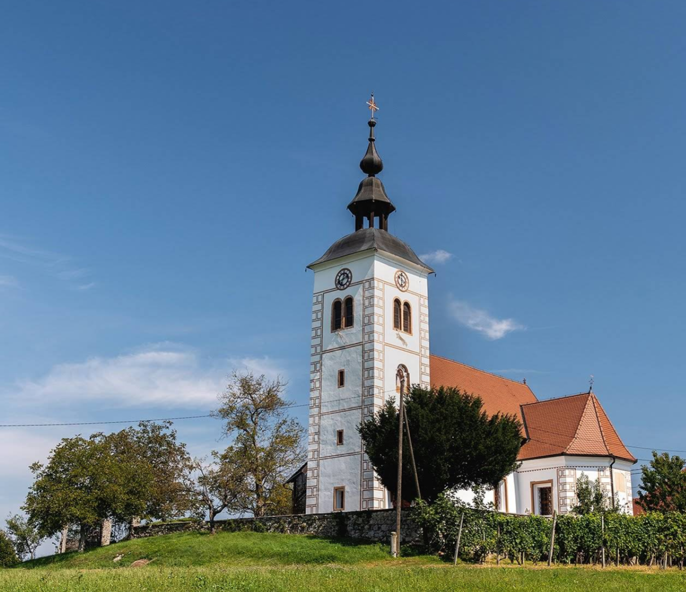 Sveti Jernej - Župnijska cerkev sv. Jerneja pri Ločah - Szent Jeromos-plébániatemplom