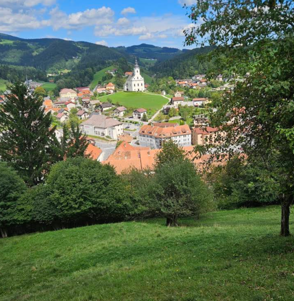 Vitanje - Cerkev Marijinega vnebovzetja na griču Hriberci - Szűz Mária mennybemenetele-templom
