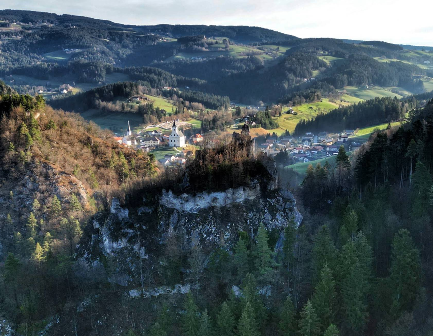 Vitanje - Grad Vitanje, Stari grad, Goležev grad - Vitanje kastélya, régi kastély, Golež vára